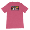 Short-Sleeve Unisex T-Shirt - Caturday Night Fever - Stayin' 9 Lives! - BERRY SERIES - Image 4