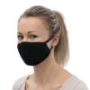 Plain Black Reusable Face Masks - PACK OF 3